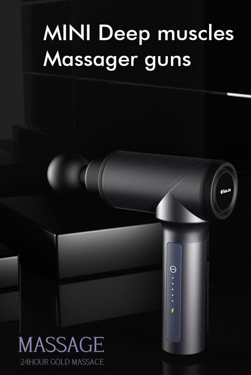 NEW Portable Electronic Therapy Muscle Tissue Massage Gun High Frequency Vibration Massage Theragun Body Relaxation Massager